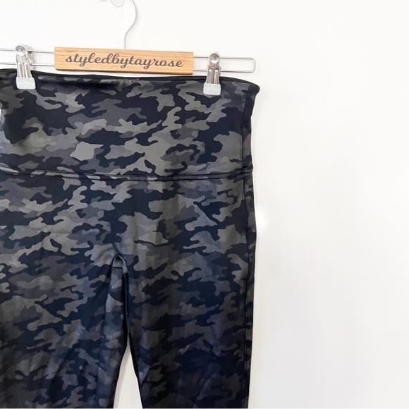 Spanx Faux Leather Camo Leggings - Picture 7 of 16